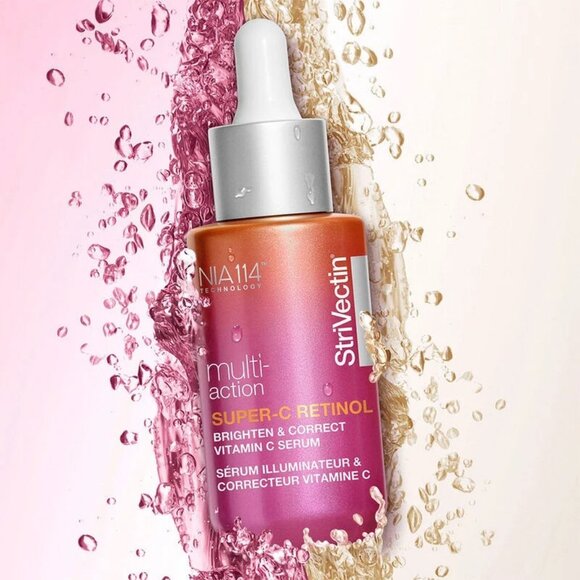 STRIVECTIN Multi Action Super C Retinol Brighten Correct Vitamin C Serum 2 1oz - Picture 1 of 7
